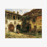 Courtyard of the Fürstenburg in Burgeis by Robert Russ - thumbnail_0_nf_67437d05faa684e1cf4ba647